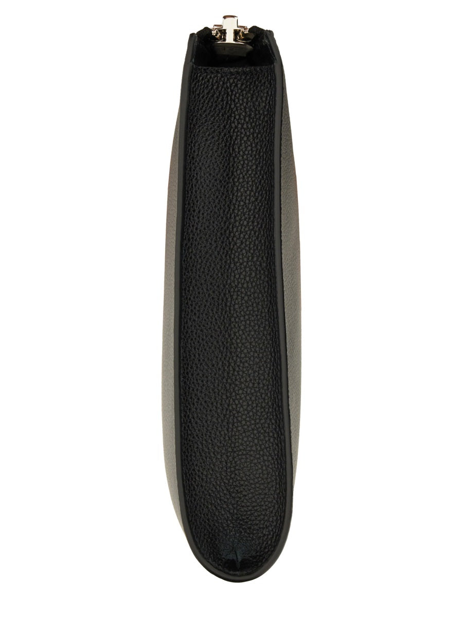 Tom Ford Men Zippered Leather Portfolio