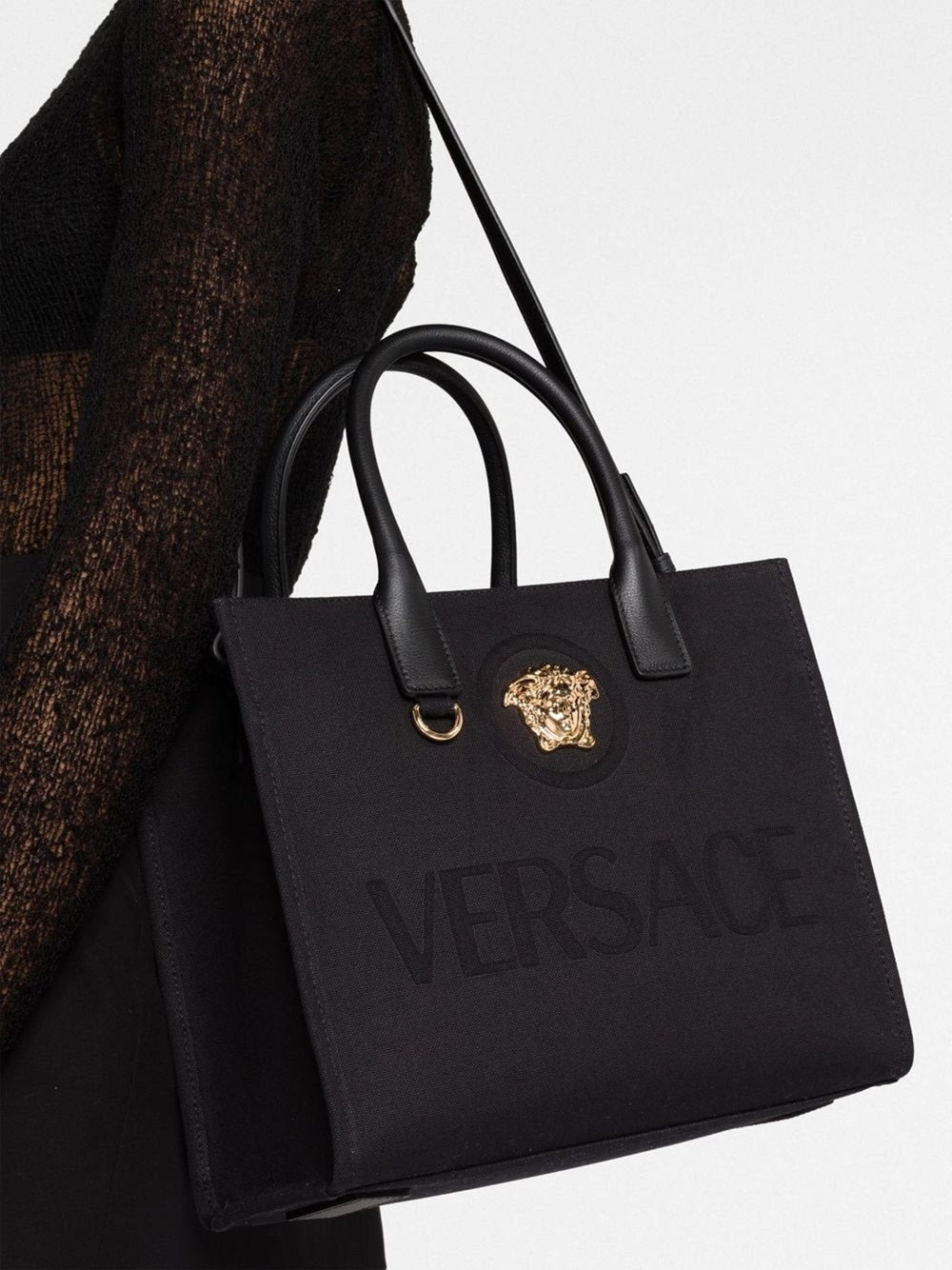 Versace Women Medusa Head Tote Bag