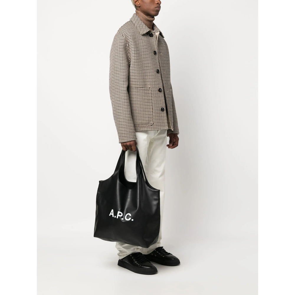 A.P.C. Black Tote Bags Men