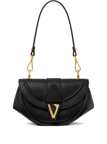Versace Women "Virtus" Small Shoulder Bag Calf Leather