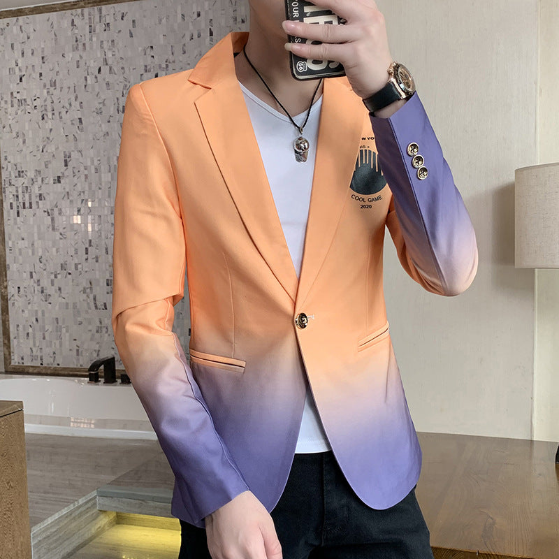 Men Fashion Trend Dress Jacket