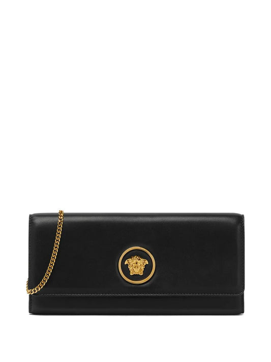 Versace Women Clutch Lamb Leather