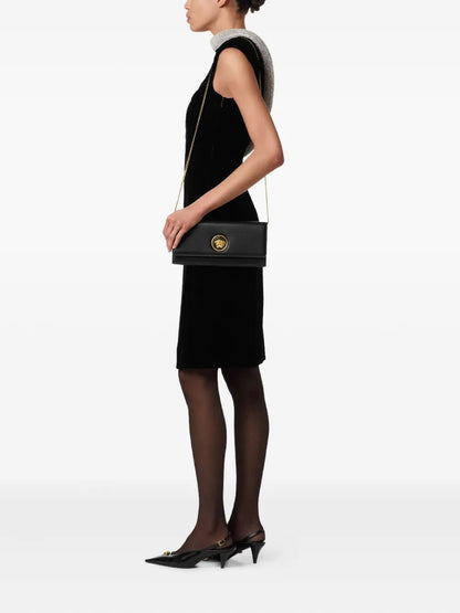 Versace Women Clutch Lamb Leather