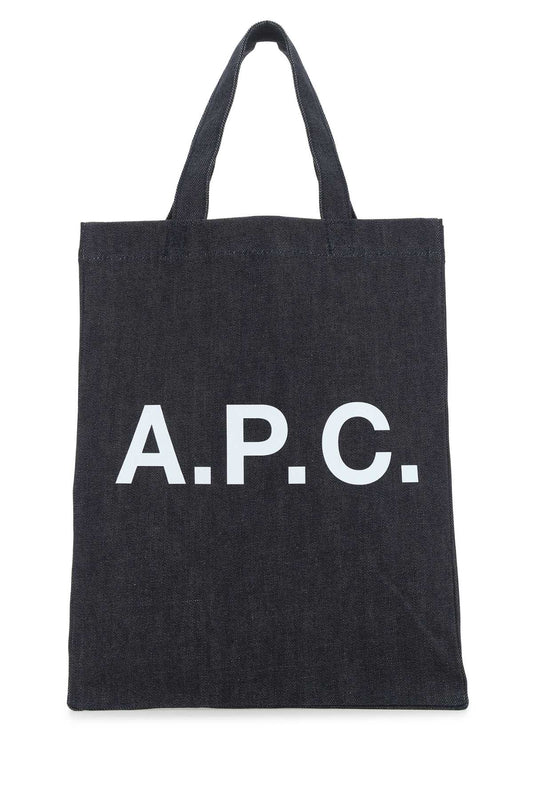 A.P.C. Men Denim Shopping Bag