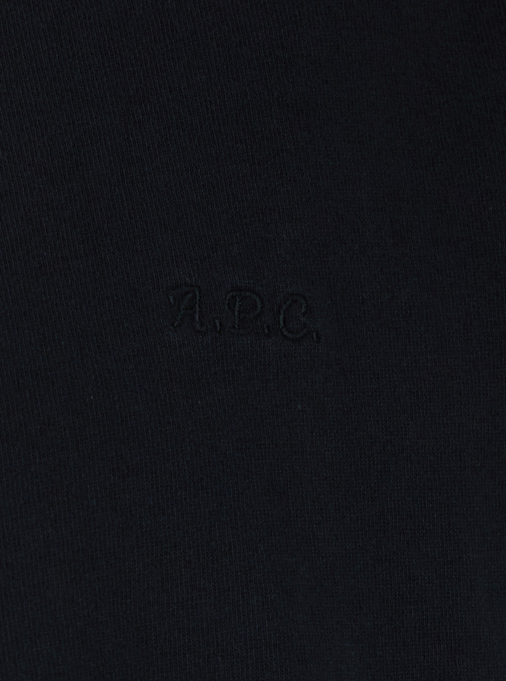 A.P.C. Men Black Crewneck T-Shirt With Contrasting Details In Cotton Man