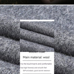 Autumn And Winter Woolen Coat Overknee Long Double Breasted Oblique Pocket