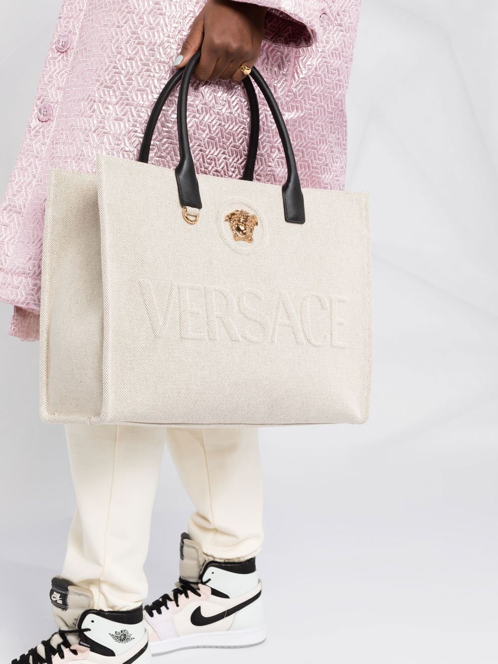 Versace Women La Medusa Large Tote Bag