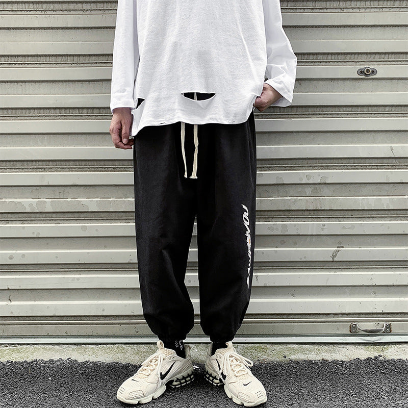 Casual Men's Trendy Trousers Ins All-match S