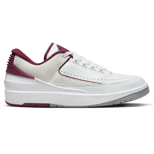 Nike Jordan Men's 2 Retro Low Cherrywood White Cherrywood Red