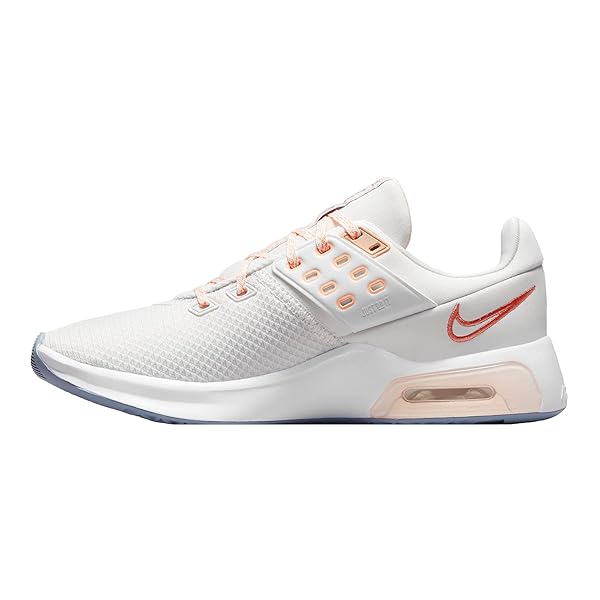 Nike Women's Air Max Bella TR 4 Running Trainers CW3398 Sneakers 100 Summit White Crimson Bliss