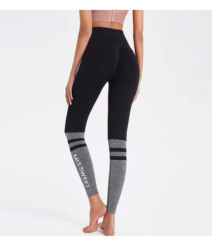 Letter Hip Fitness Training Pant