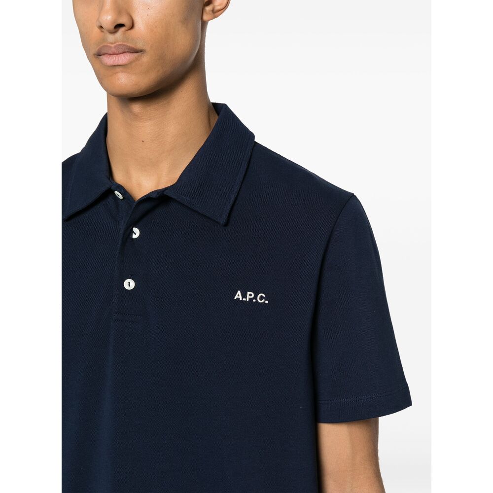 A.P.C. Blue T-Shirts & Vests - T-Shirts Men