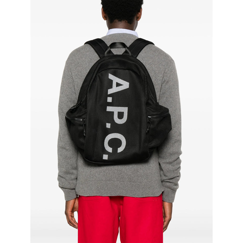 A.P.C. Black Backpacks Men