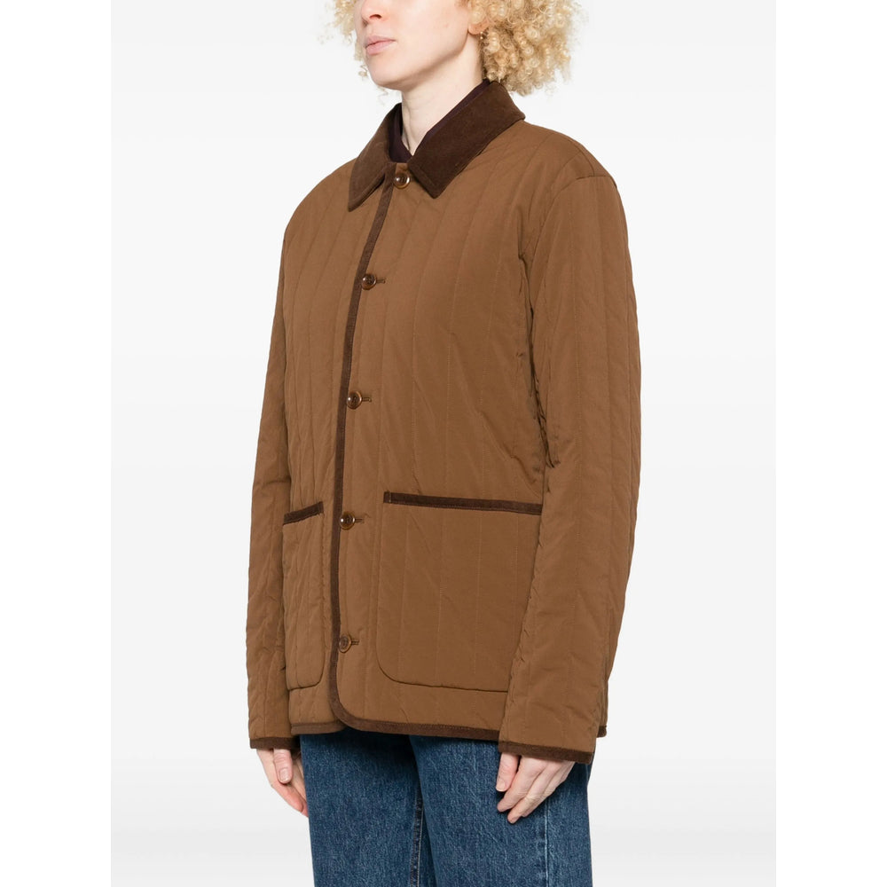 A.P.C. Brown Jackets - Puffer Jackets Women