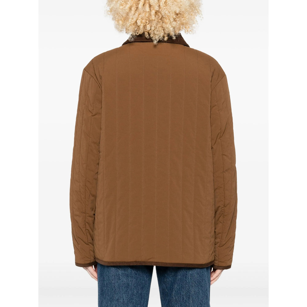 A.P.C. Brown Jackets - Puffer Jackets Women