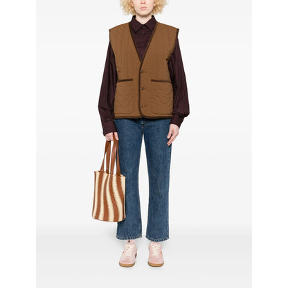 A.P.C. Brown Jackets - Waistcoats & Gilets Men