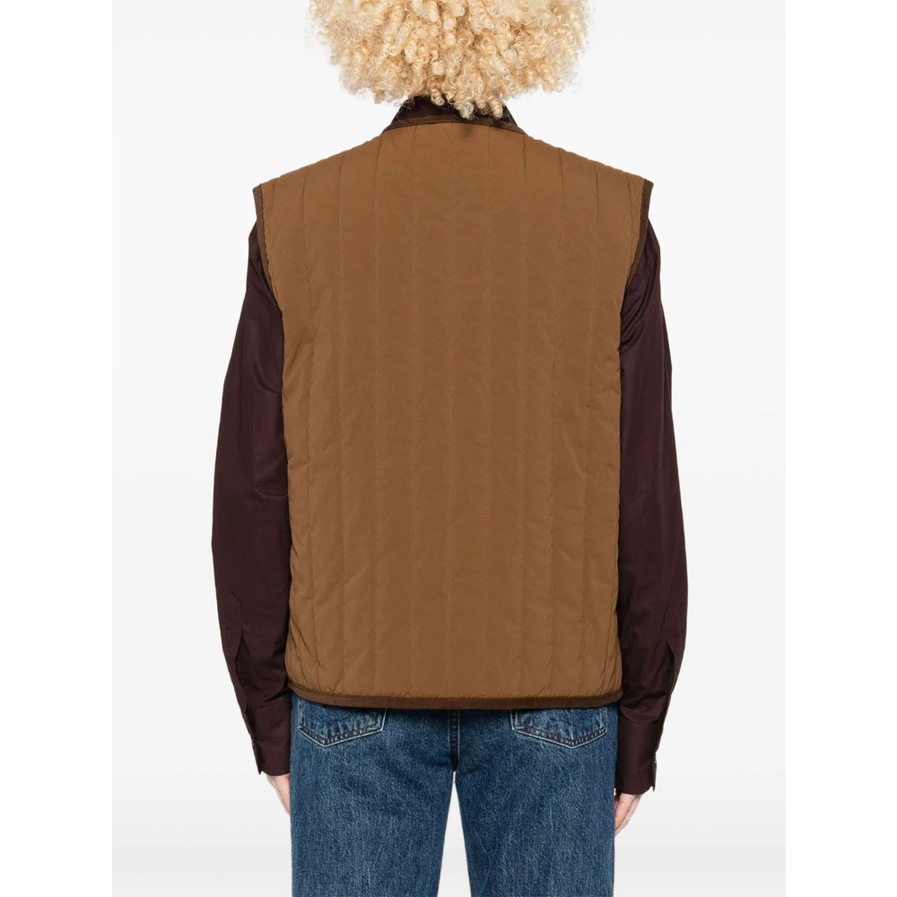 A.P.C. Brown Jackets - Waistcoats & Gilets Men