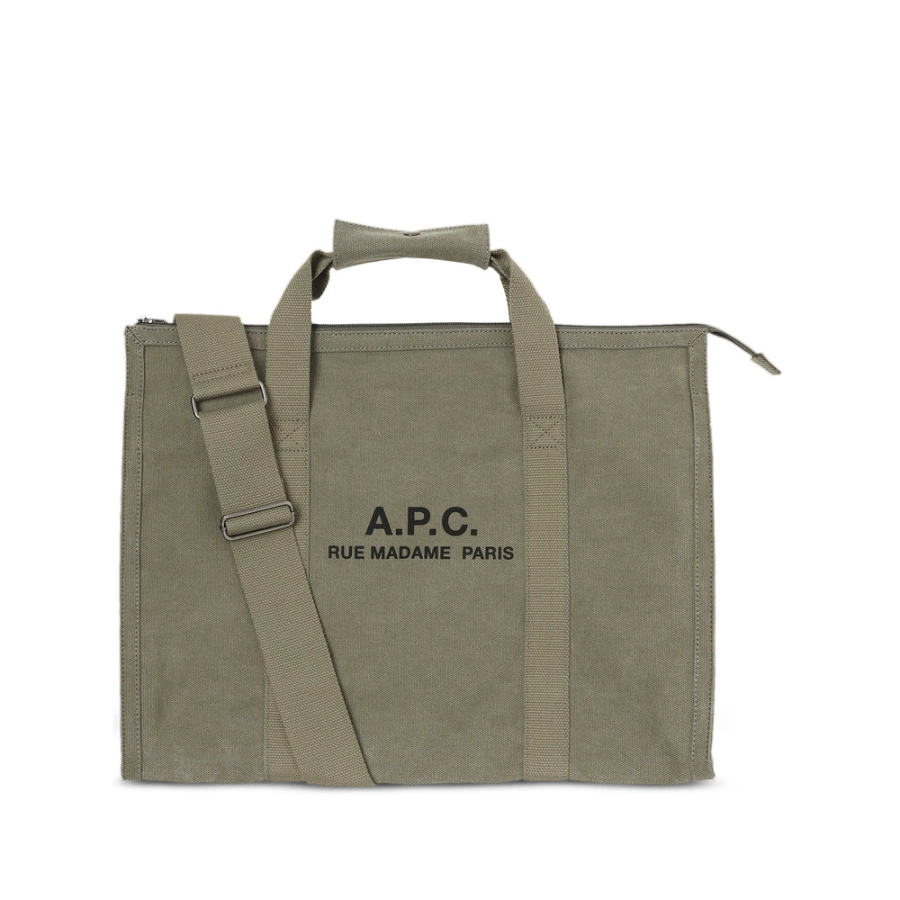 A.P.C. Green Tote Bags Men