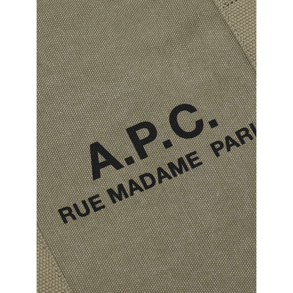 A.P.C. Green Tote Bags Men