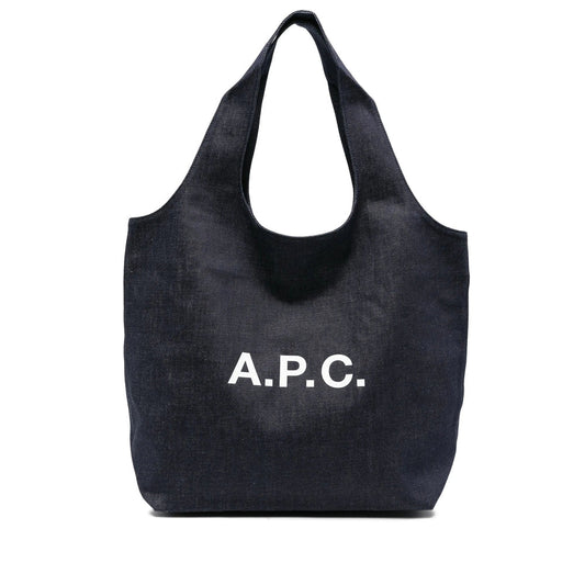 A.P.C. Blue Tote Bags Women