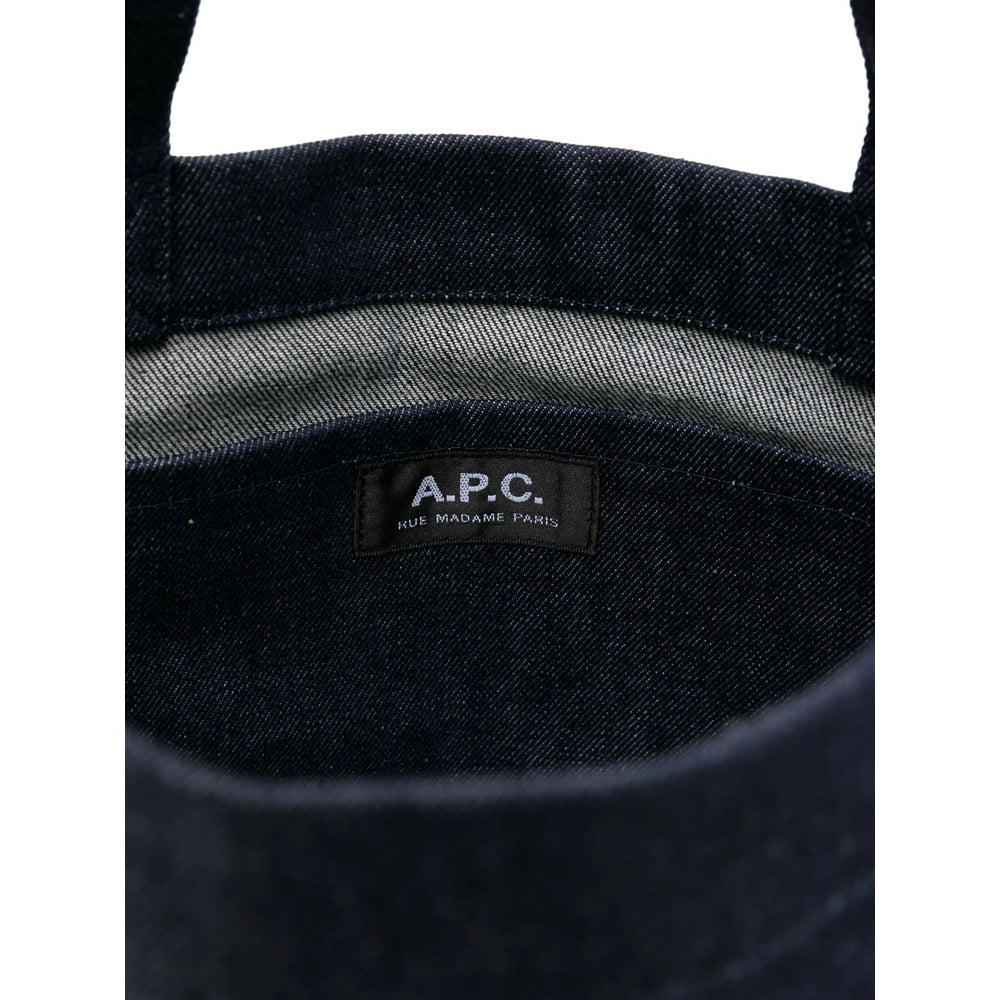 A.P.C. Blue Tote Bags Women