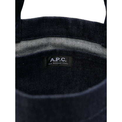 A.P.C. Blue Tote Bags Women