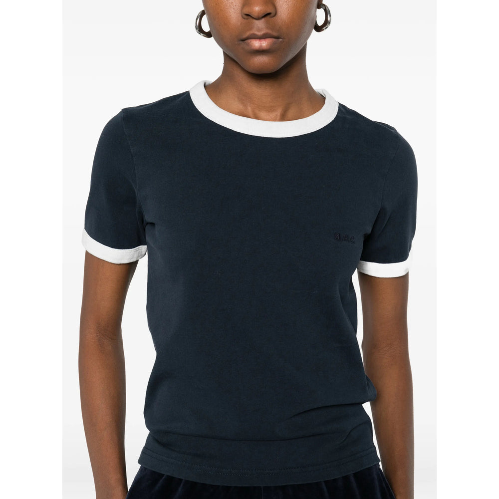 A.P.C. Blue Tops - T-Shirts & Jerseys Women