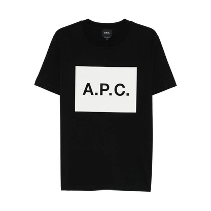 A.P.C. Black T-Shirts & Vests - T-Shirts Men