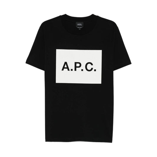A.P.C. Black T-Shirts & Vests - T-Shirts Men