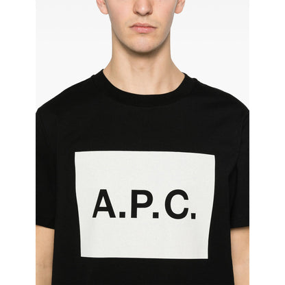 A.P.C. Black T-Shirts & Vests - T-Shirts Men