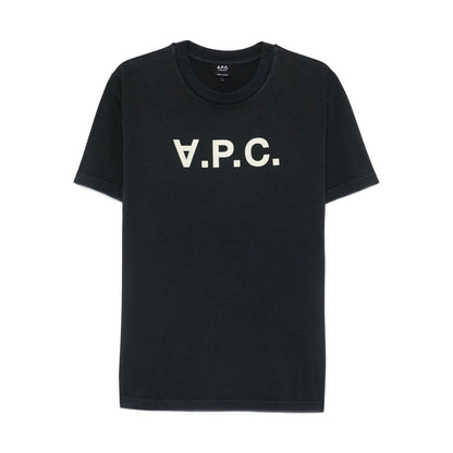 A.P.C. Black T-Shirts & Vests - T-Shirts Men