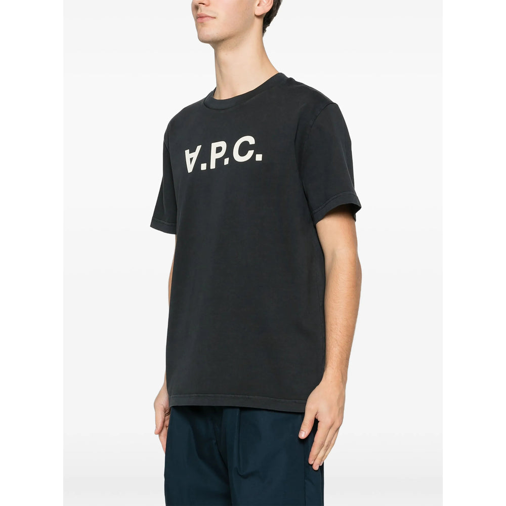 A.P.C. Black T-Shirts & Vests - T-Shirts Men