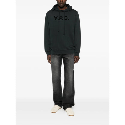 A.P.C. Black Sweaters & Knitwear - Hoodies Men