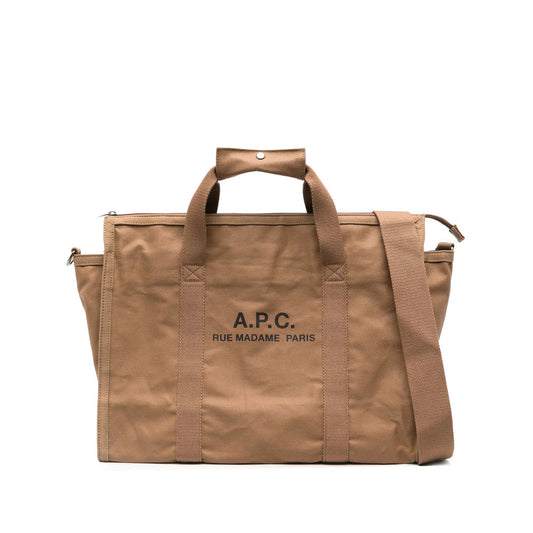 A.P.C. Brown Tote Bags Men