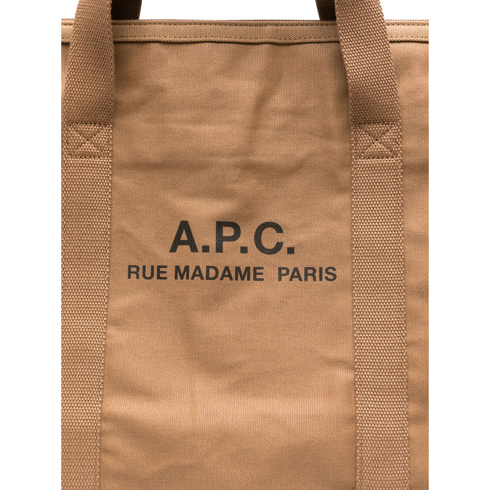 A.P.C. Brown Tote Bags Men