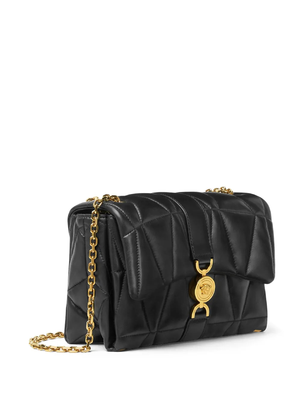 Versace Women Kleio Quilted Shoulder Bag