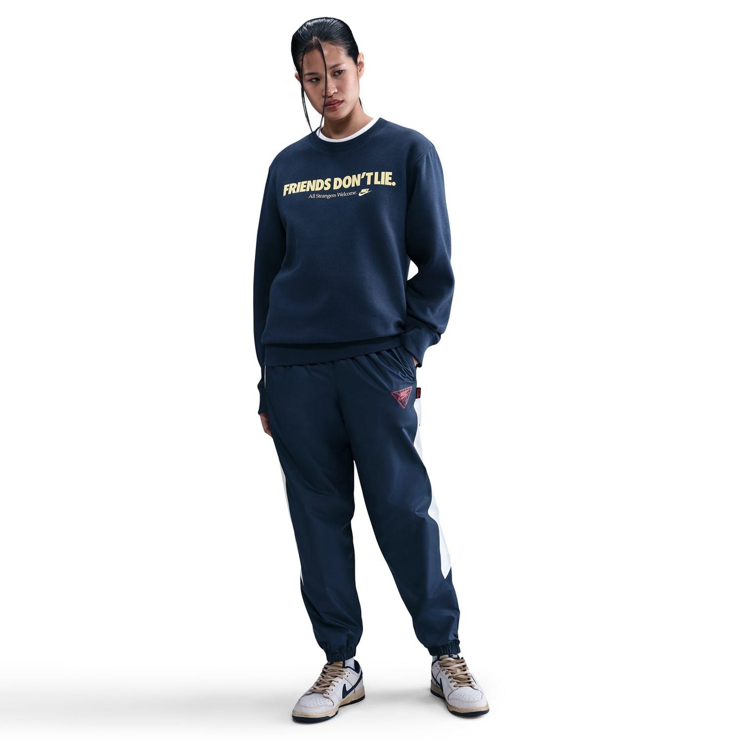 '+ Stranger Things Friends Don’t Lie Club Crew 'Navy'