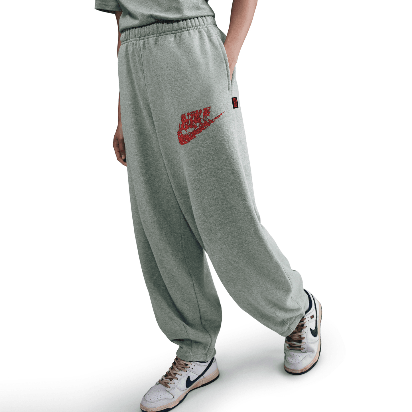 '+ Stranger Things Oversized Pants 'Dark Grey Heather'