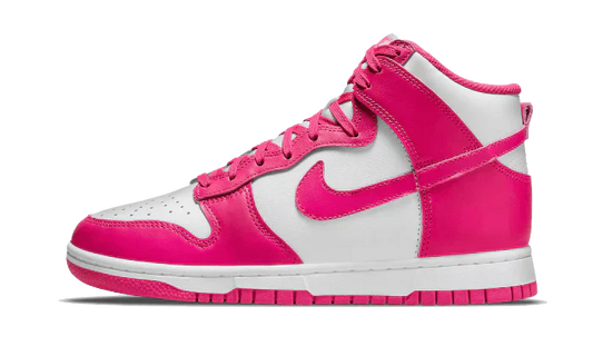 Nike Dunk High Shoes Pink Prime White