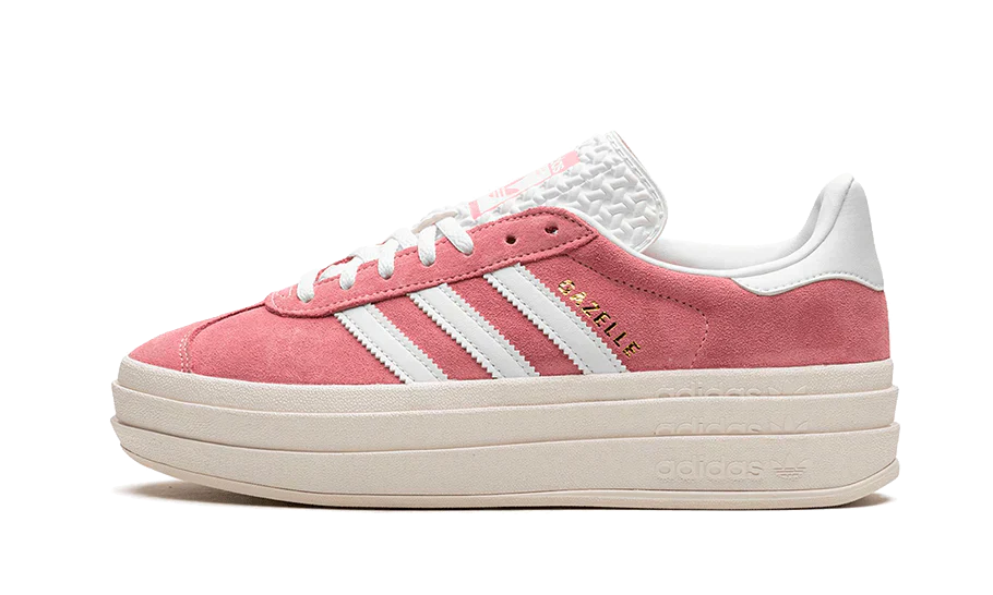 adidas Originals Gazelle Bold Shoes Super Pop Pink Cloud White White
