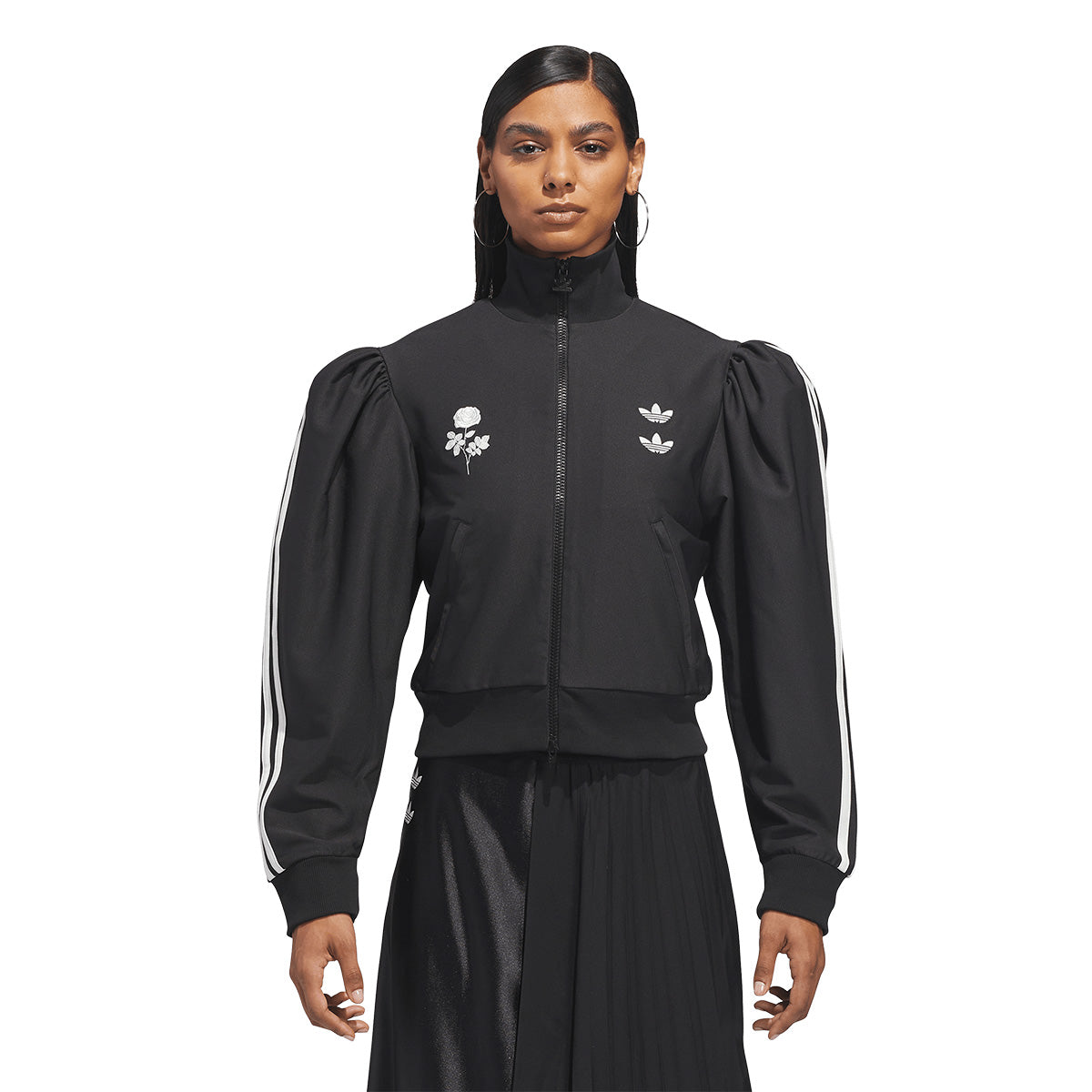 '+ Willy Chavarria Wmns Blouse Track Jacket 'Black'