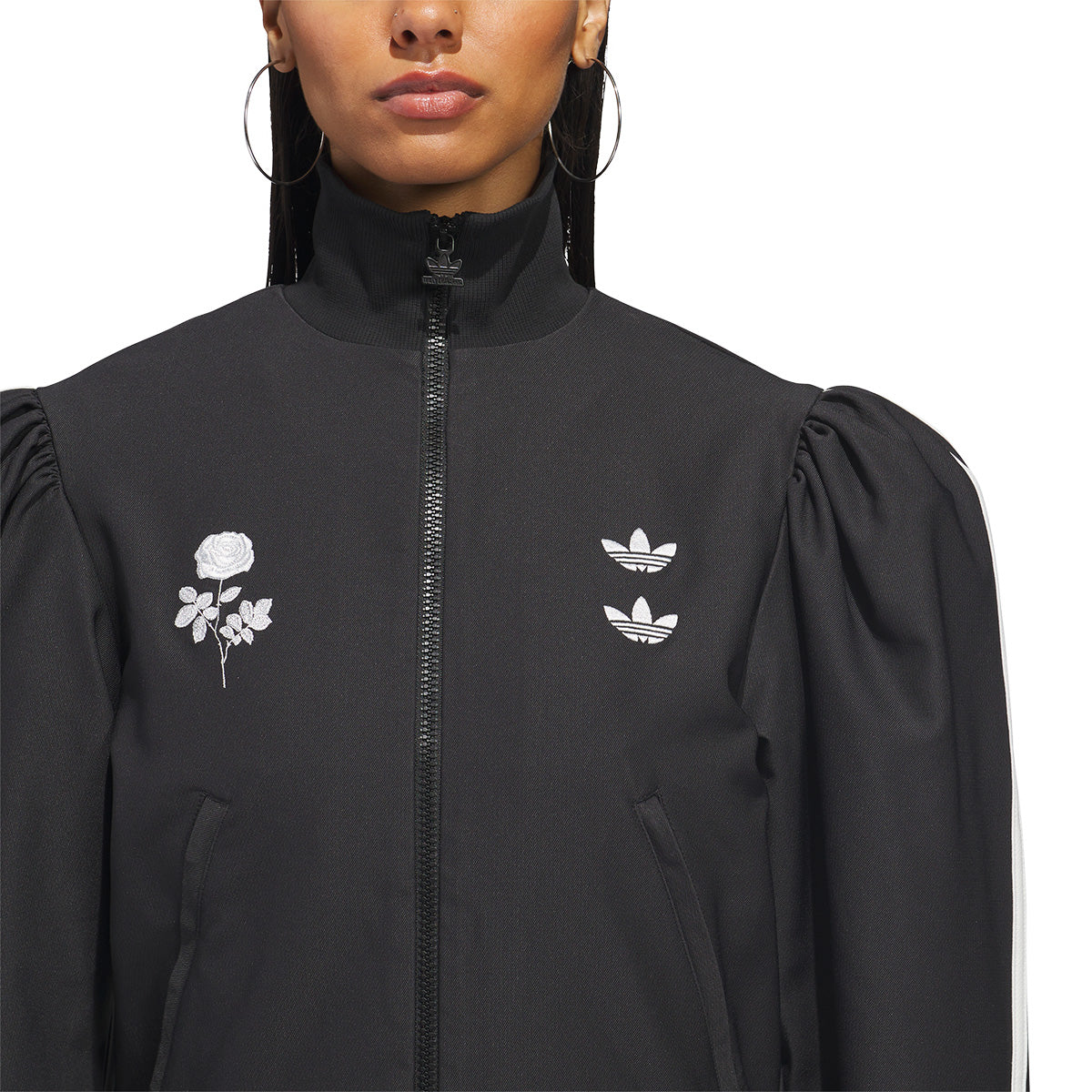 '+ Willy Chavarria Wmns Blouse Track Jacket 'Black'