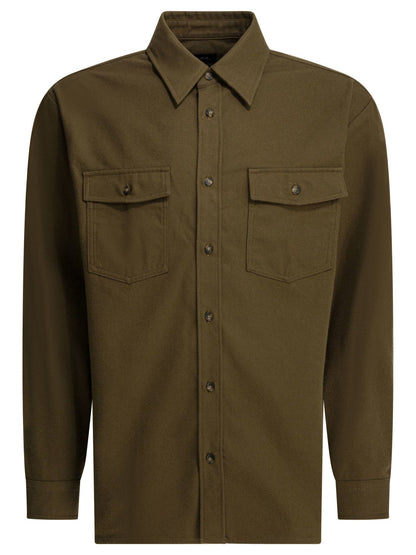A.P.C. Men Cotton Overshirt Jacket