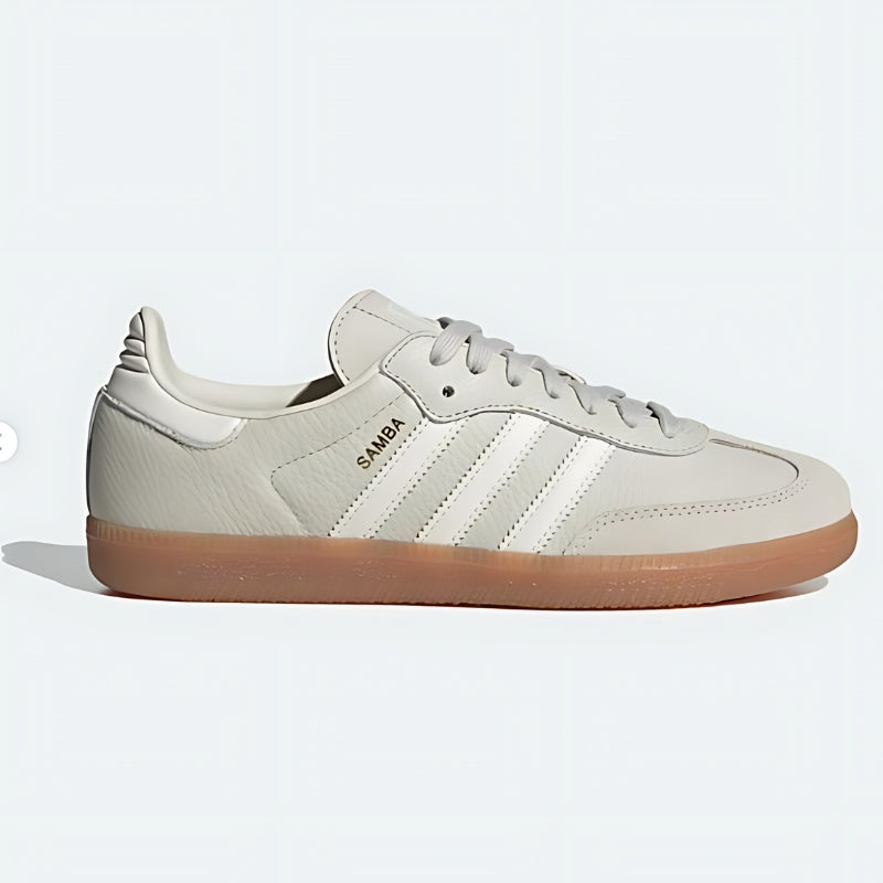 Adidas Samba OG Shoes Aluminum Chalk White Wonder Beige