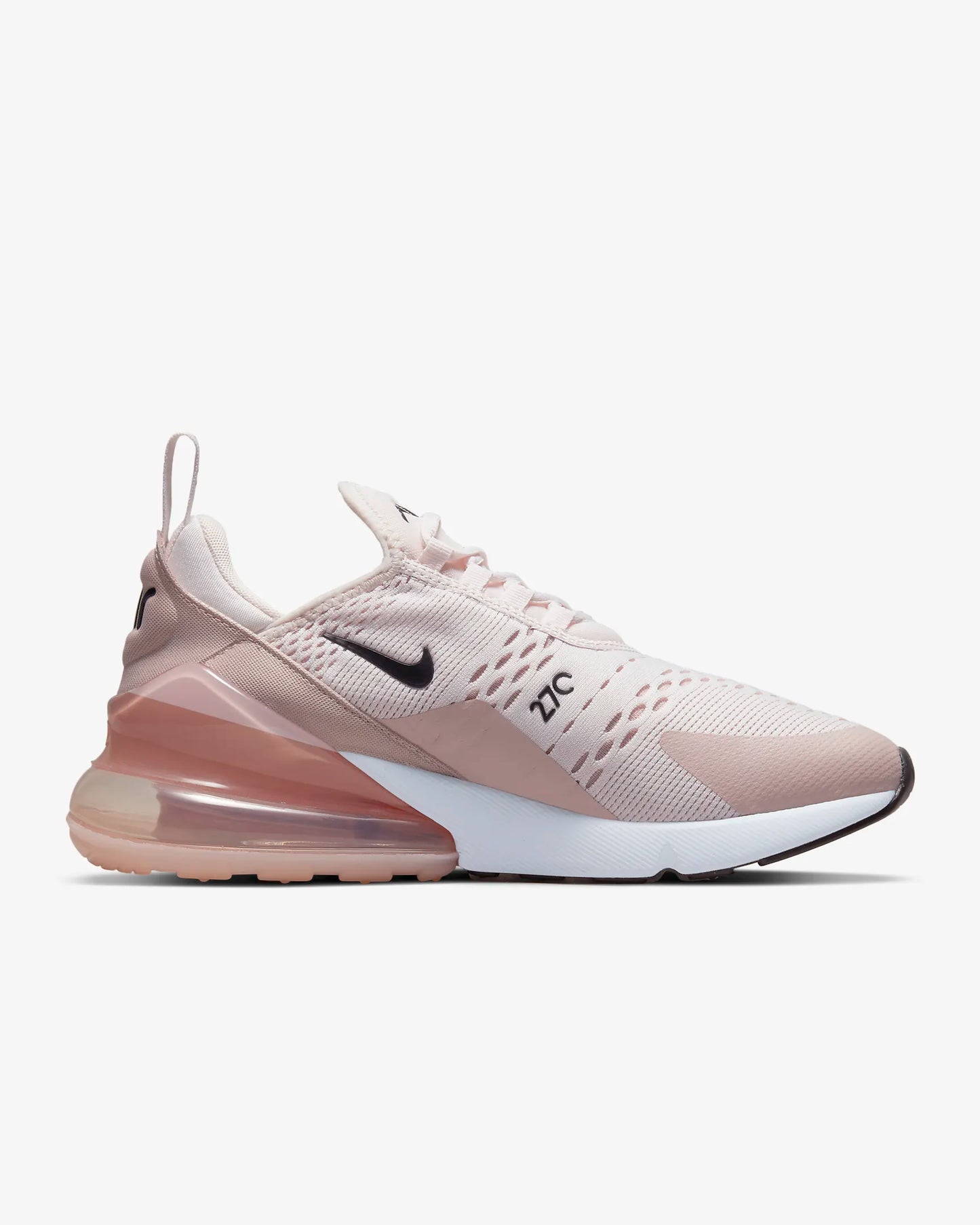 Nike Women's Running Shoes Air Max 270 Light Soft Pink Pink Oxford Desert Berry Black