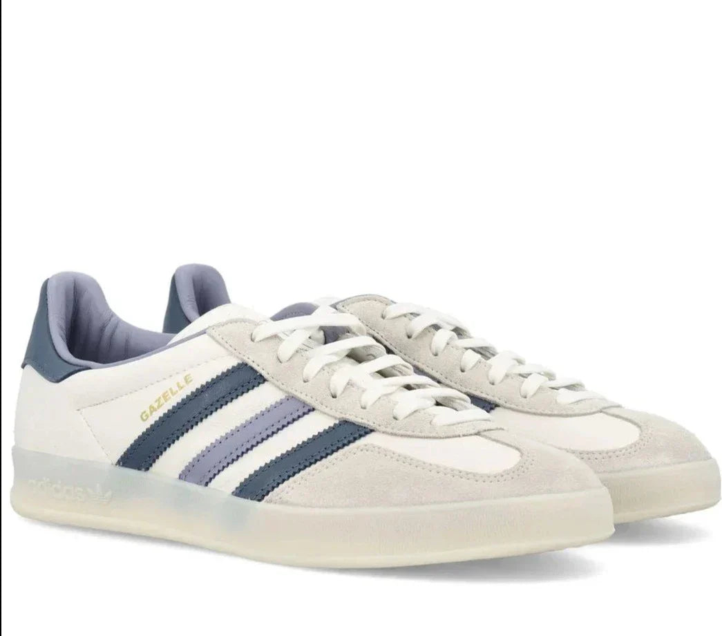 adidas Originals Gazelle Indoor Women's White Prussian Blue Lavender Purple