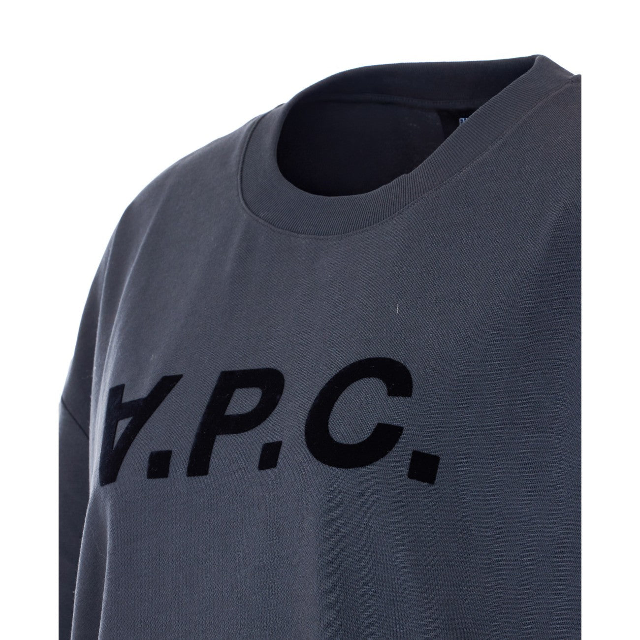 A.P.C. Men Flocked Vpc Regular T-Shirt