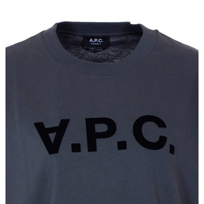 A.P.C. Men Flocked Vpc Regular T-Shirt
