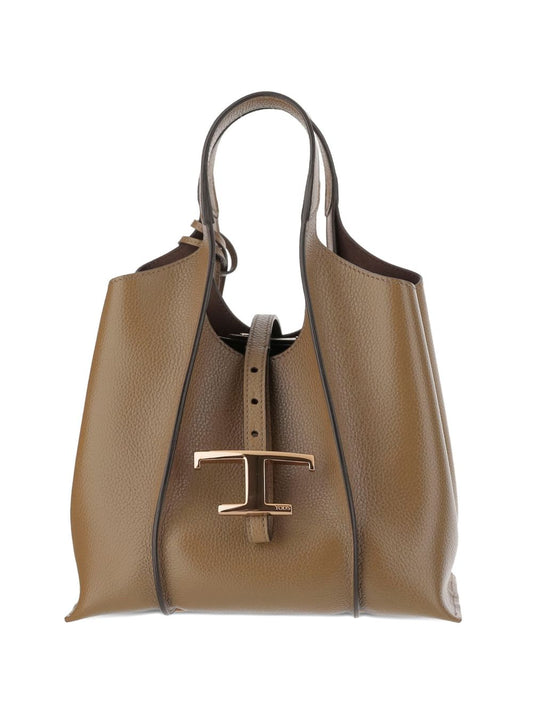 Tod's Women Mini Leather Shopping Bag