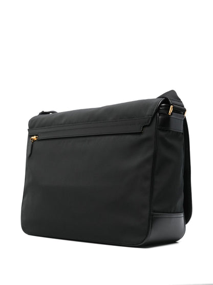 Tom Ford Men Recycled Nylon Large Messenger Bag